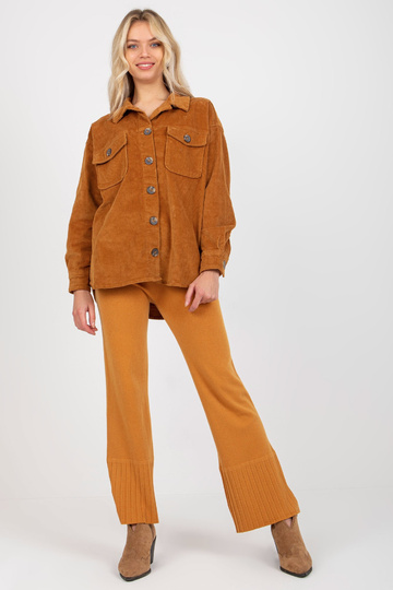 Gaiši brūns Amala STITCH & SOUL velveta virskrekls 2