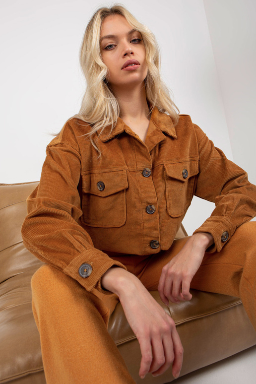 Gaiši brūns Amala STITCH & SOUL velveta virskrekls