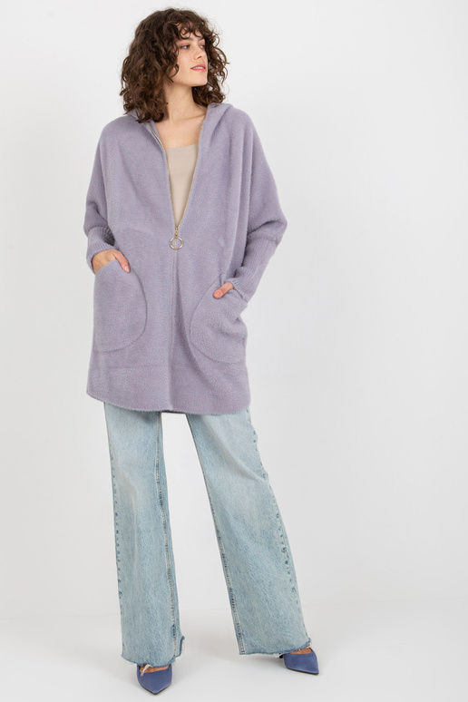 Gaiši violets sieviešu alpakas...