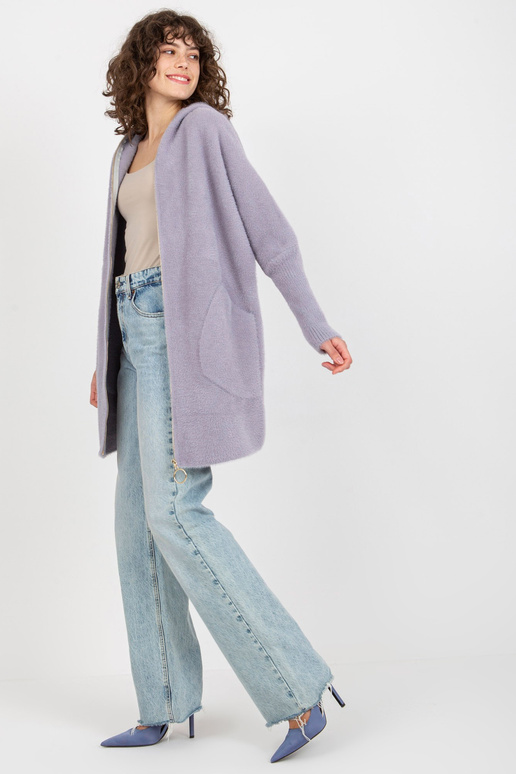 Gaiši violets sieviešu alpakas...