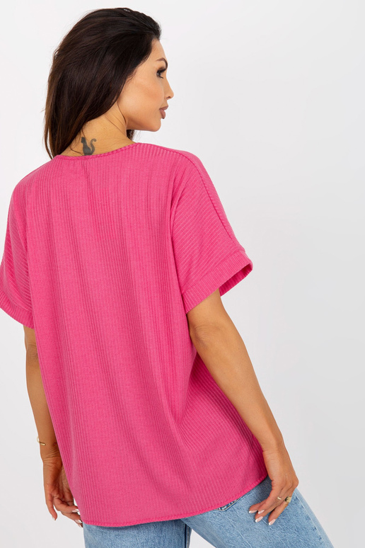 Fuksijas krāsas rievota oversize... Fuksijas krāsas rievota oversize...