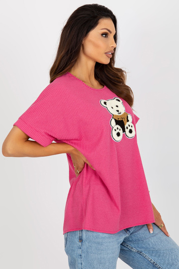 Fuksijas krāsas rievota... 2