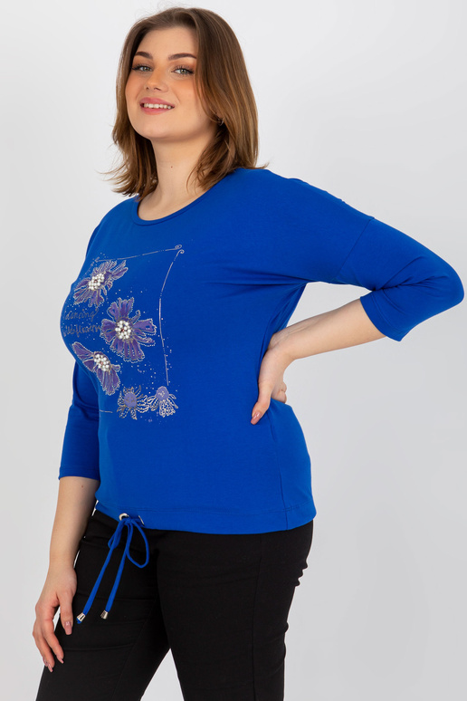 Tumši zila ikdienas liela izmēra...