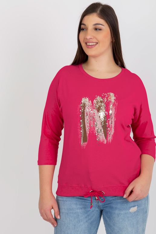 Fuksijas krāsas sieviešu liela izmēra...