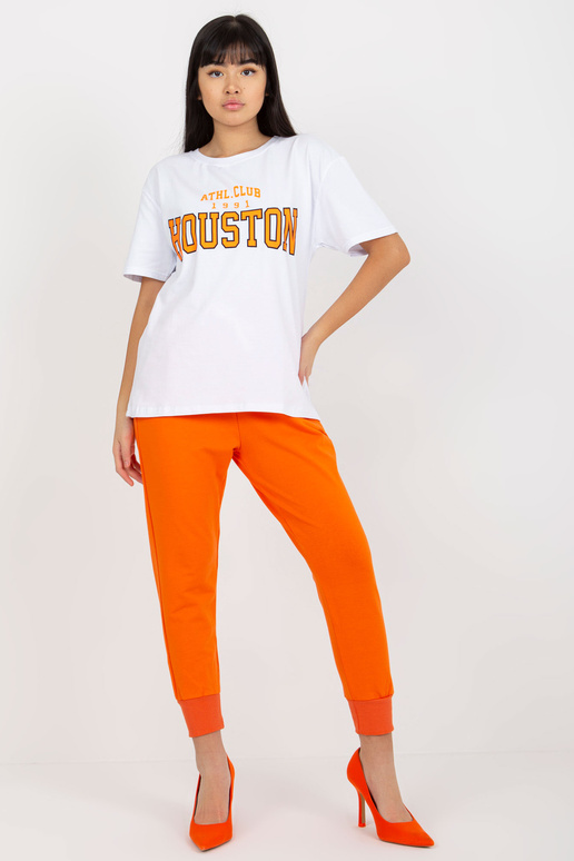 Balts T-krekls ar brīvu apdruku