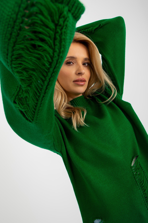 Sweter-BA-SW-8043.08X-ciemny zielony