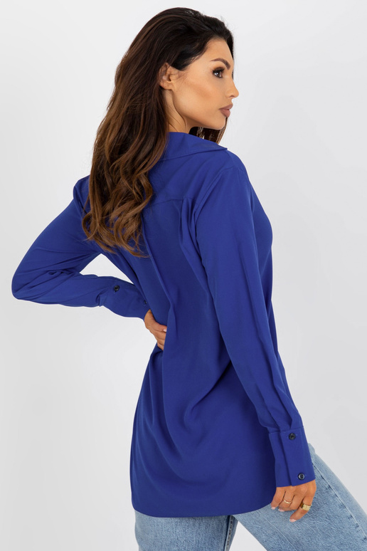 Kobalta sieviešu klasiskais krekls ar...