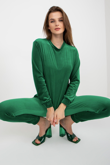 Zaļš sieviešu velūra...