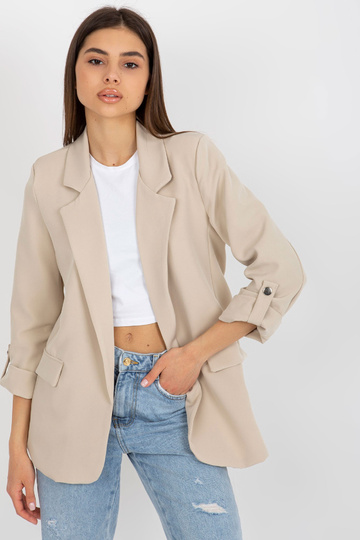 Gaiši bēšs sieviešu žakete...