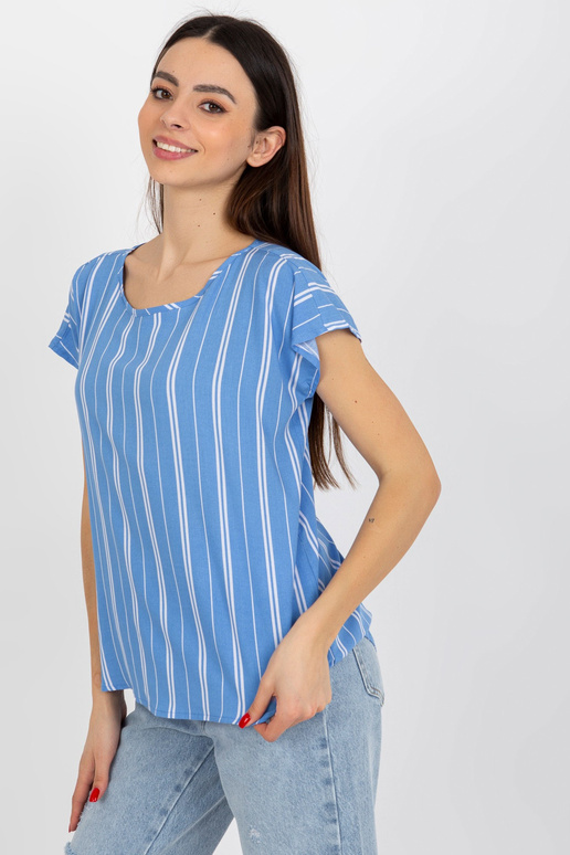 Zila sieviešu viskozes svītraina...