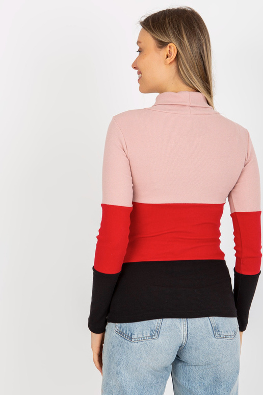 Gaiši rozā un melna pieguloša pamata...