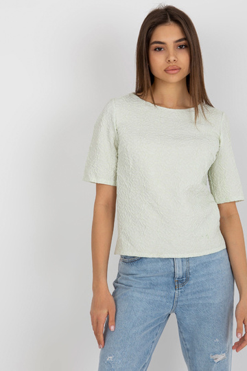 Gaiši zaļa svinīga blūze ar...