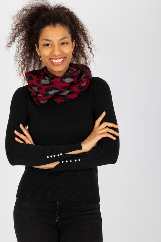 Sarkans un melns sieviešu ziemas...