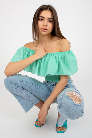 Piparmētru īsa spāņu blūze... 2