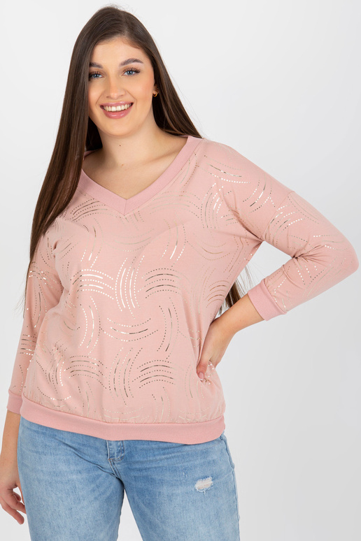 Bāli rozā sieviešu liela izmēra blūze... Bāli rozā sieviešu liela izmēra blūze...