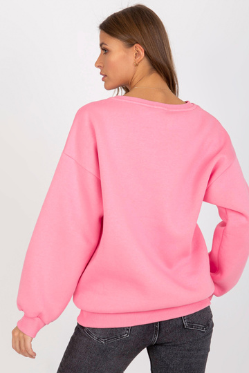 Rozā polsterēts džemperis...