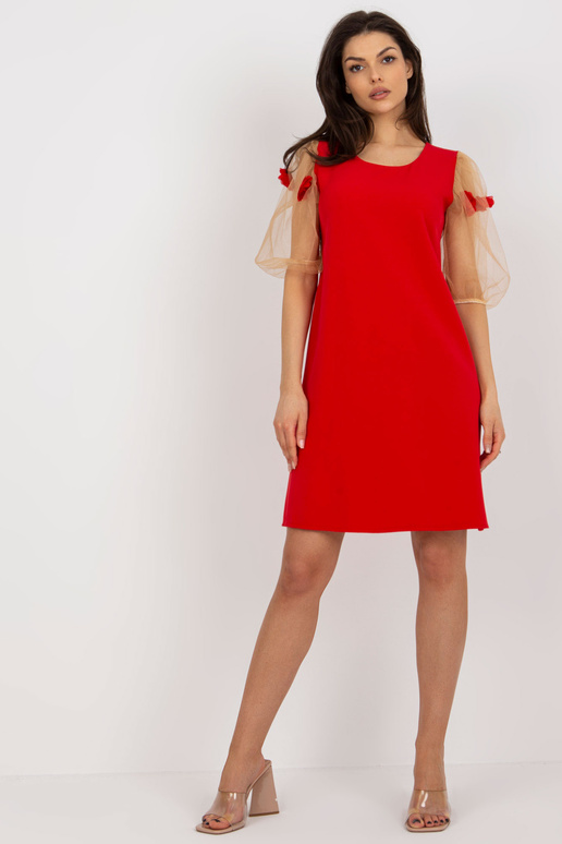 Sarkanā kamieļu kokteiļu kleita ar...