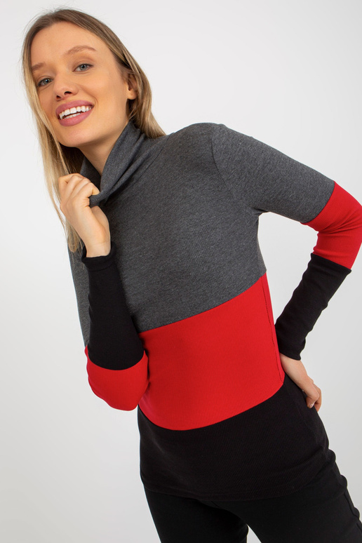 Tumši pelēka melna sieviešu pamata...