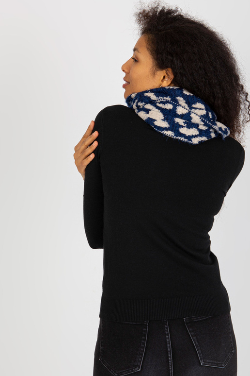 Tumši zils-gaiši bēšs sieviešu raksta...