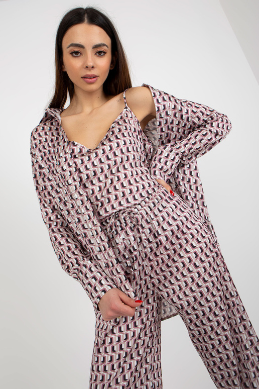 Bēšs un rozā trīsdaļīgs ikdienas...