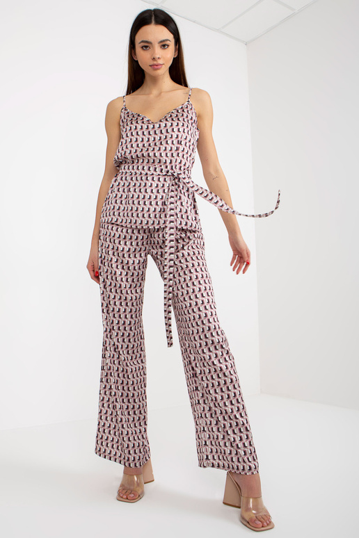 Bēšs un rozā trīsdaļīgs ikdienas...