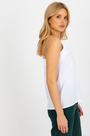 Balta viskozes siksnas tops... 2