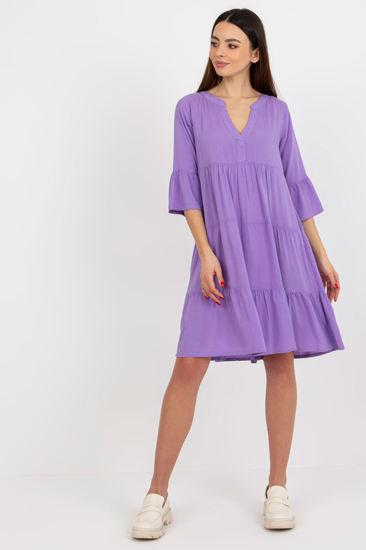 Violeta brīva viskozes flounces...