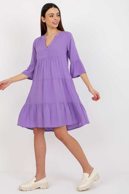 Violeta brīva viskozes flounces...