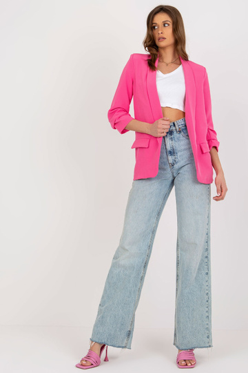 Rozā eleganta jaka bez... 2