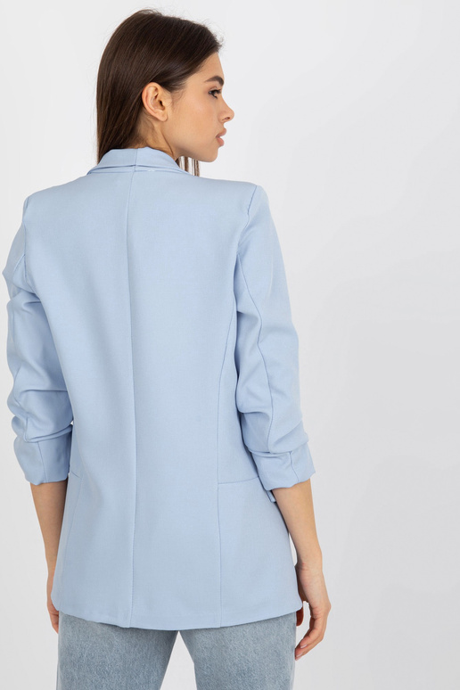 Gaiši zila eleganta jaka ar 3/4... Gaiši zila eleganta jaka ar 3/4...