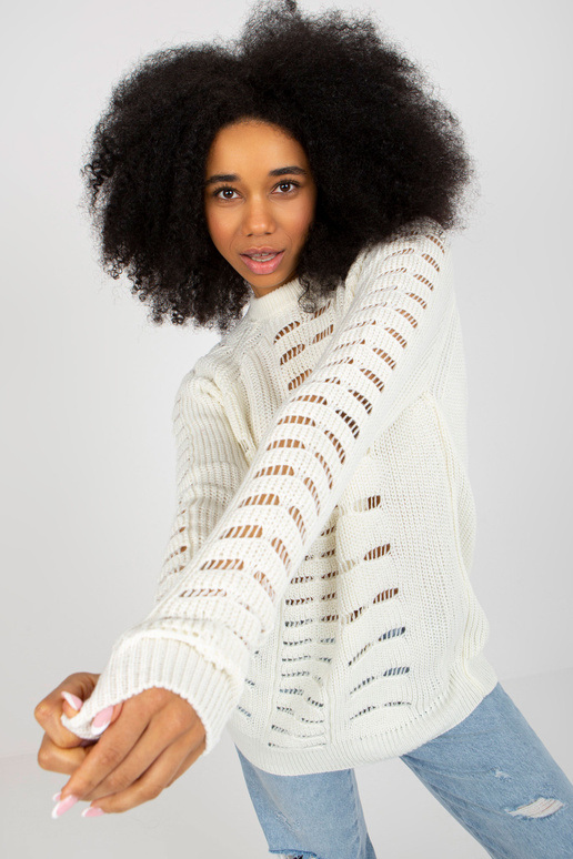 Ecru sieviešu liela izmēra džemperis...