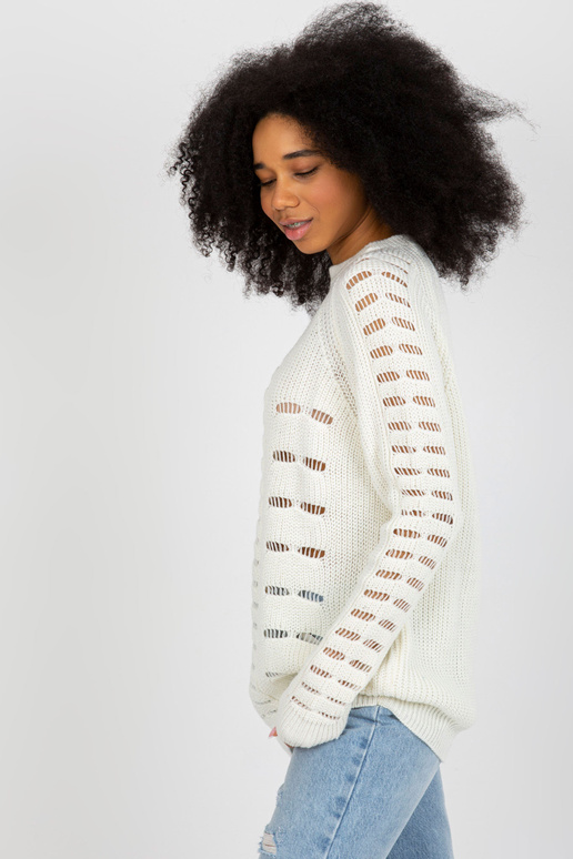 Ecru sieviešu liela izmēra džemperis...