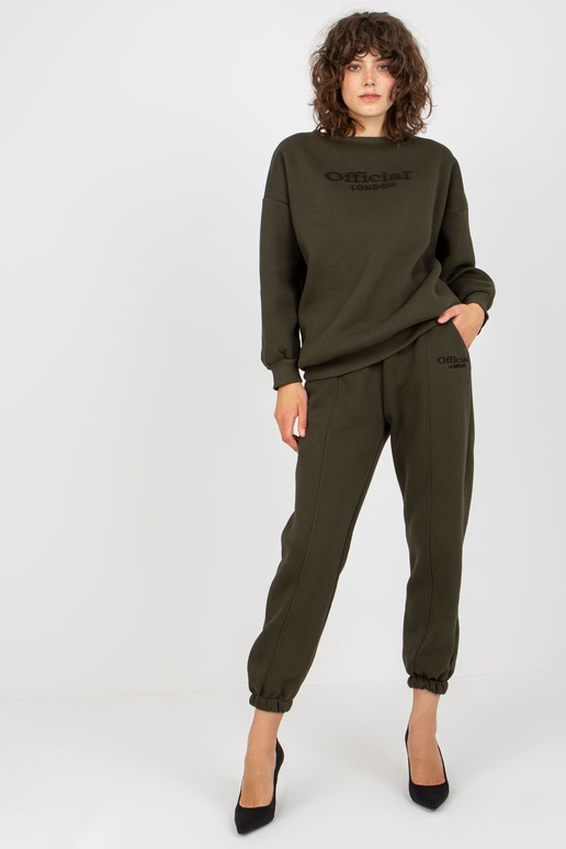 Haki krāsas divdaļīgs treniņtērpa...