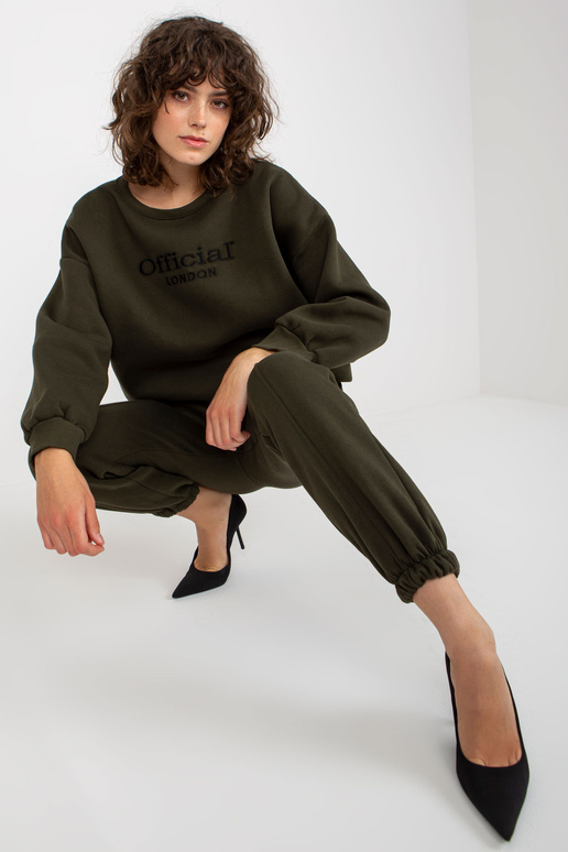 Haki krāsas divdaļīgs treniņtērpa...