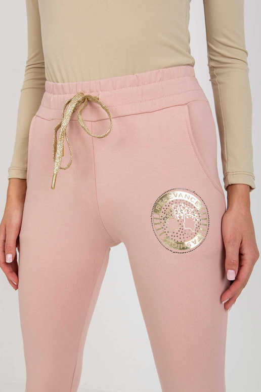 Netīri rozā sieviešu treniņbikses ar...