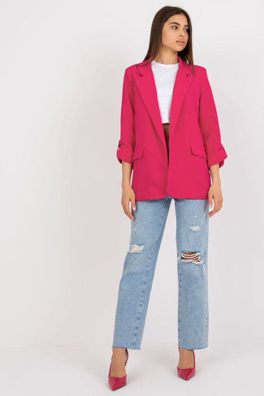 Rozā jaka ar atlokamām piedurknēm OCH... Rozā jaka ar atlokamām piedurknēm OCH...