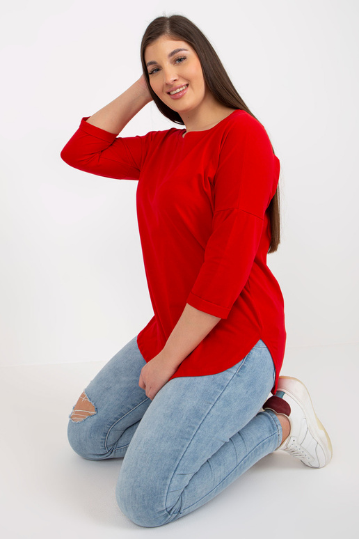 Sarkana kokvilnas liela izmēra pamata...