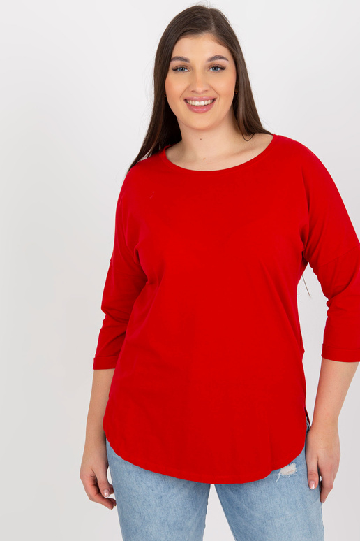 Sarkana kokvilnas liela izmēra pamata...