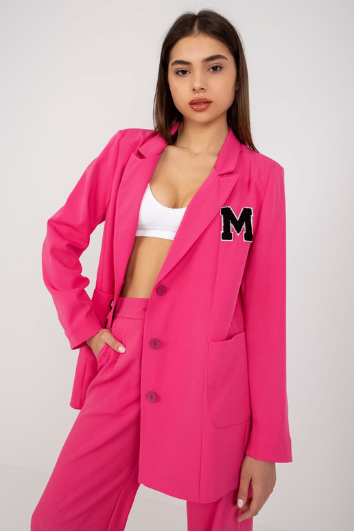 Tumši rozā sieviešu lielizmēra žakete... Tumši rozā sieviešu lielizmēra žakete...