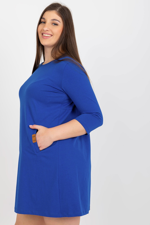 Kobalta mini kleita liela izmēra ar...