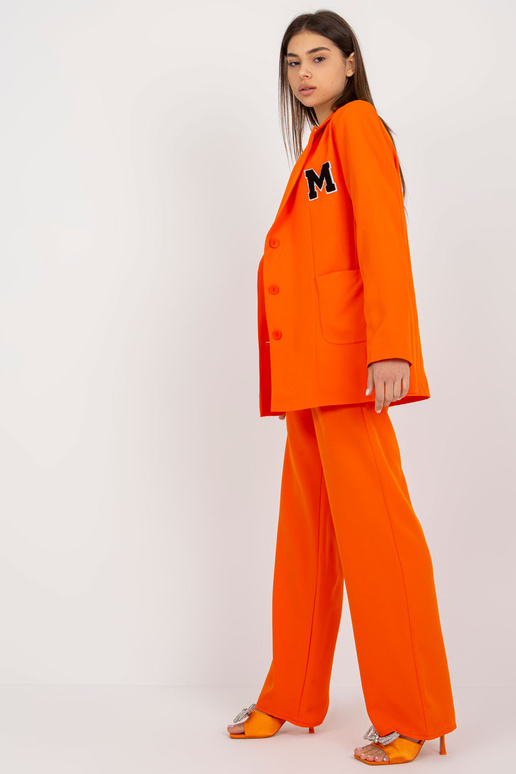 Oranžs ikdienas uzvalka žakete Oranžs ikdienas uzvalka žakete