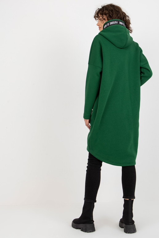 Tumši zaļš, garš džemperis Džemperis...