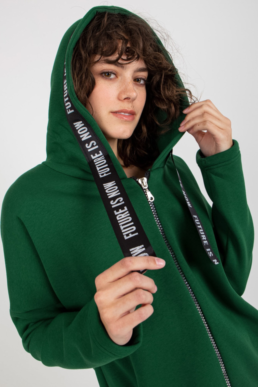 Tumši zaļš, garš džemperis Džemperis...