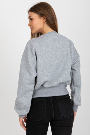 Pelēks īss džemperis bez... 2