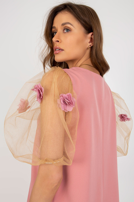 Netīri rozā kamieļu kokteiļkleita ar...