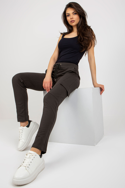 Sporta bikses-RV-DR-8695.80-tumši haki