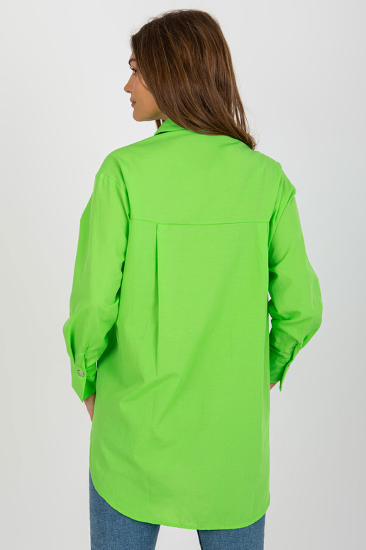 Gaiši zaļš asimetrisks oversize...