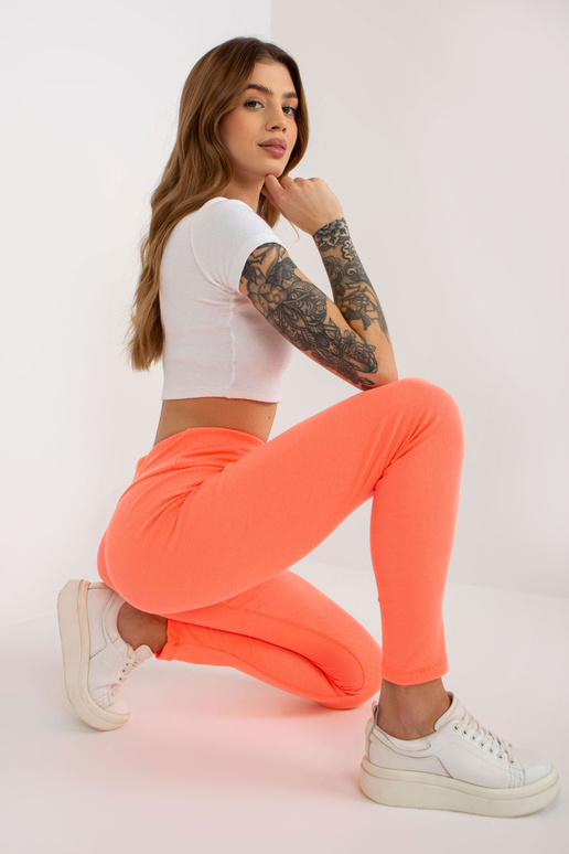 Fluo oranži ikdienas legingi pamata...