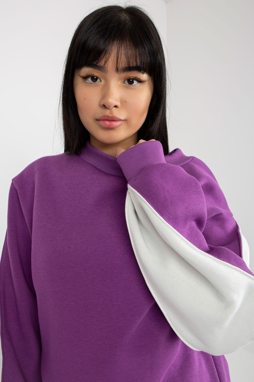 Violets džemperis bez kapuces ar...