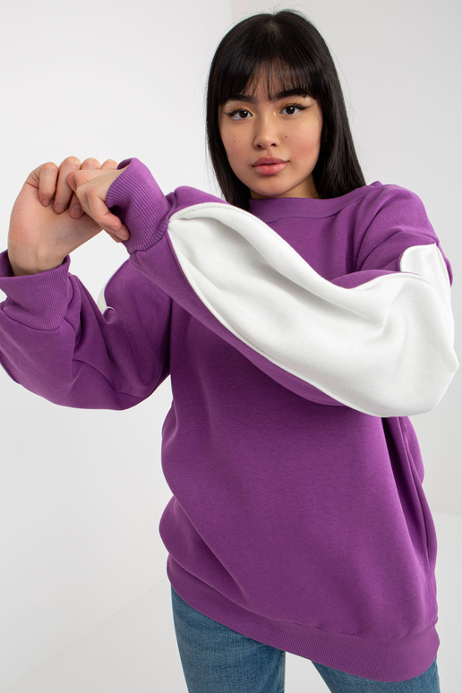 Violets džemperis bez kapuces ar...